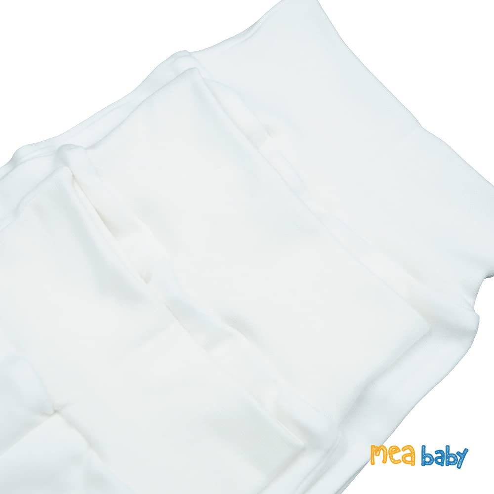 MEA BABY Unisex Baby Hose aus 100% Bio-Baumwolle im 3er Pack/Pumphose. Babyhose für Jungen Baby Hose für Mädchen, Schlupfhose