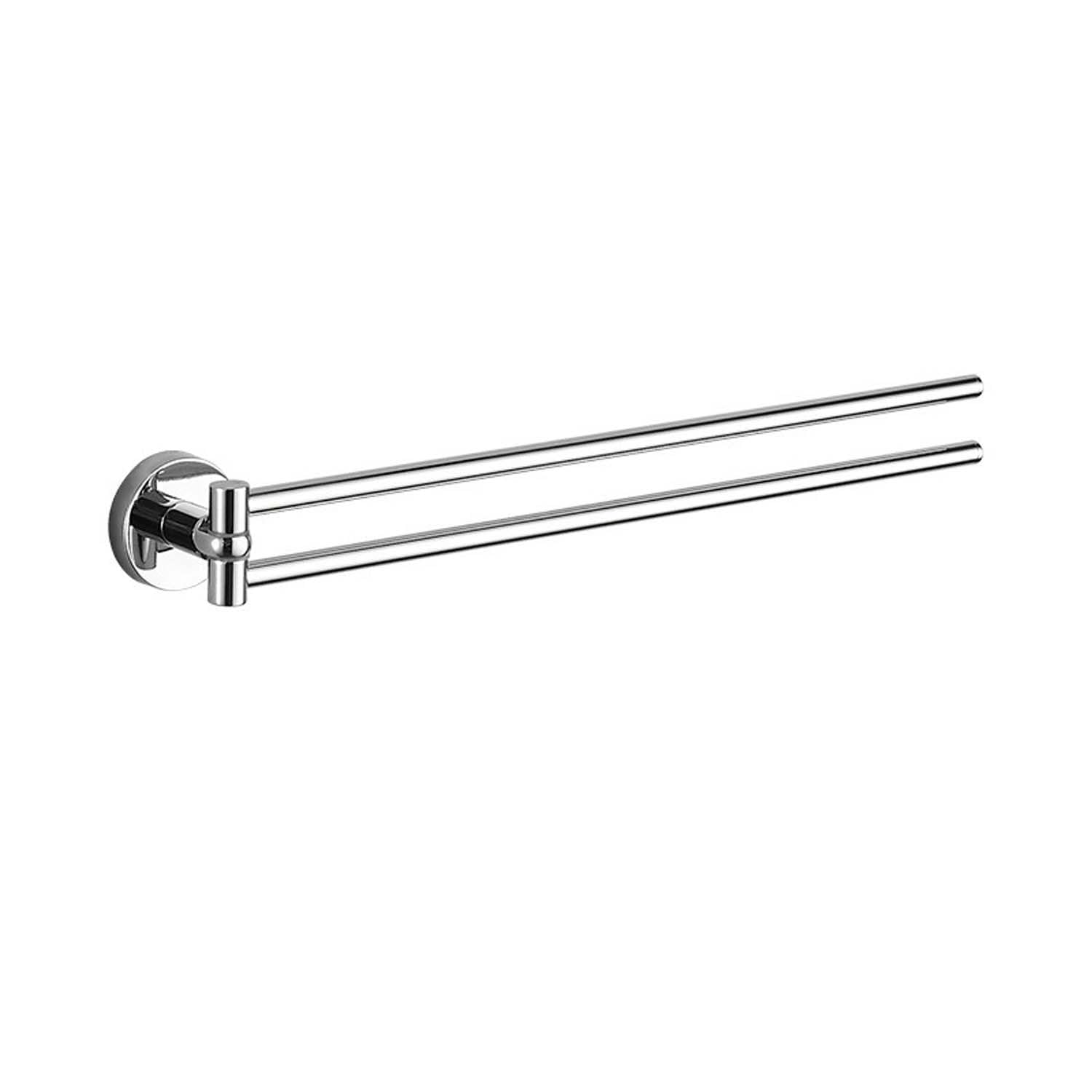 GYPWAN Swivel Towel Rail Wall Mounted,16Inch/40CM for Bathroom And Kitchen Mounting, Towel Holder Round Base, SUS 304 Stainless