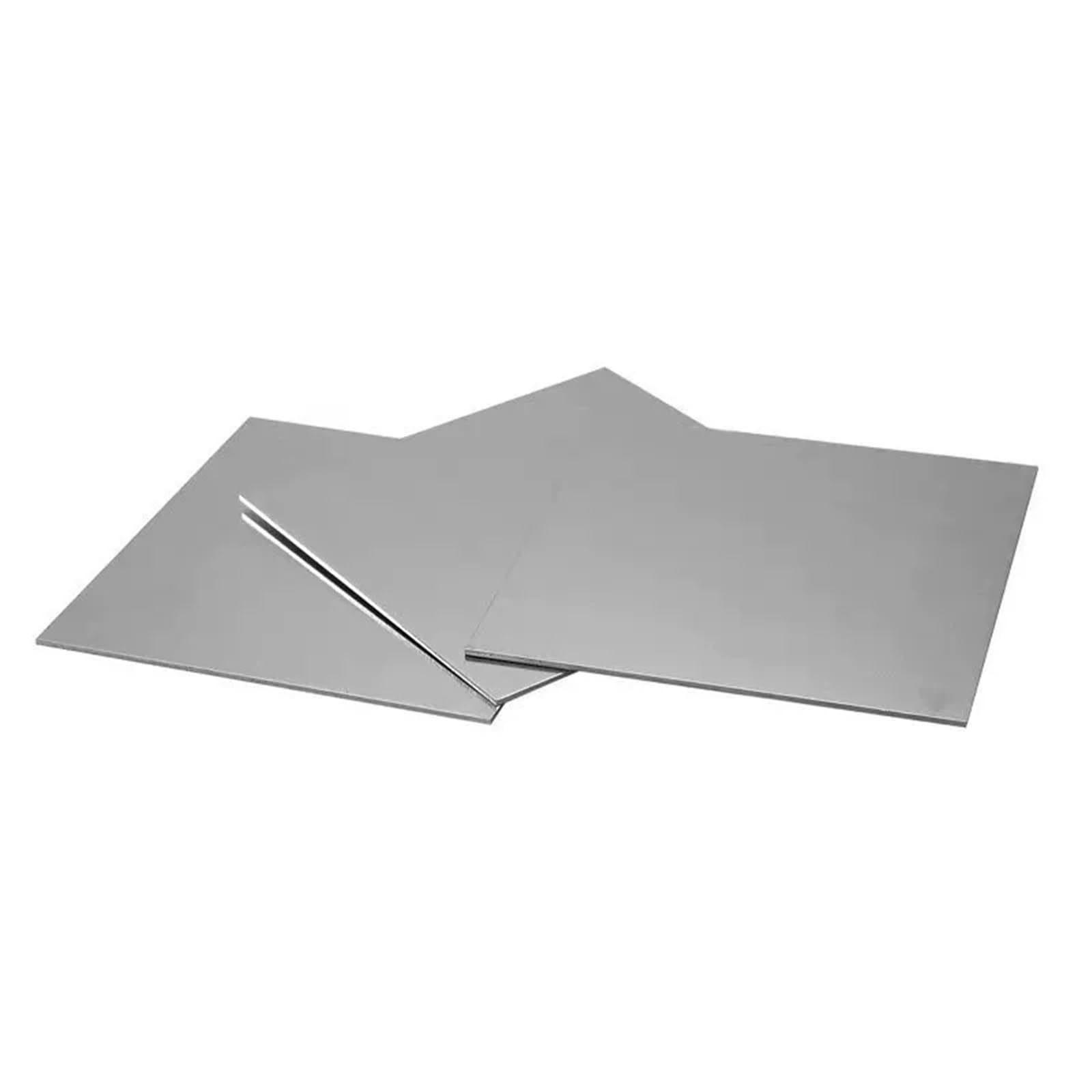 Chapa De Acero Inoxidable Placa de chapa cuadrada de acero inoxidable 304, plana, cepillada y pulida.(1x200x200mm 1pcs)