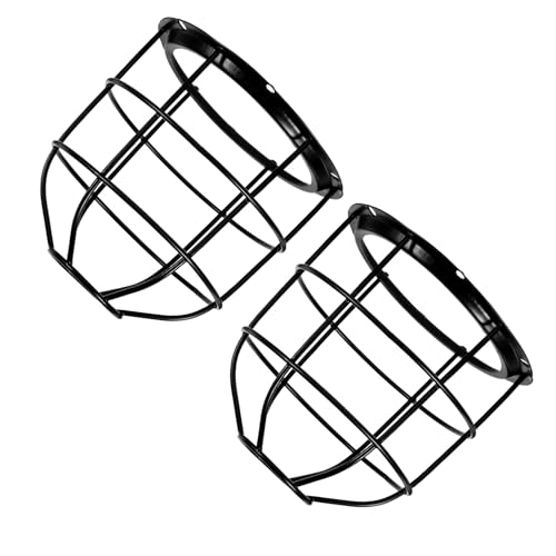 Cage de lampe métal noire antidéflagrante et résistante aux UV