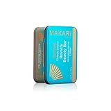 Makari Pain de savon bleu cristal revivifiant – Pain de savon éclaircissant et nettoyant au Glutathione naturel – Exfolie la peau sombre et éclaircit le teint sombre