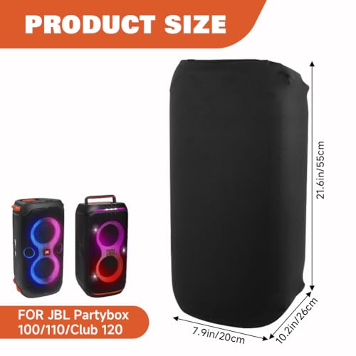 Housse anti-poussière pour JBL PartyBox protégeant l'enceinte