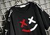 Hello MrLin Men's Techwear Hip Hop T-Shirt Streetwear Fashion Short Sleeve Top Black #2
