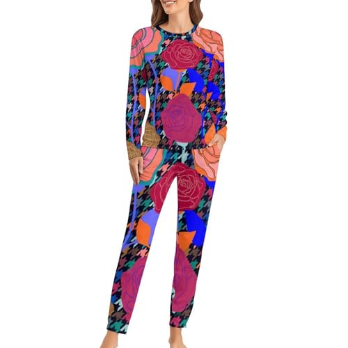 Ensemble pyjama femme Fleurs en Couleurs pour des soirées cocooning et nuits douces