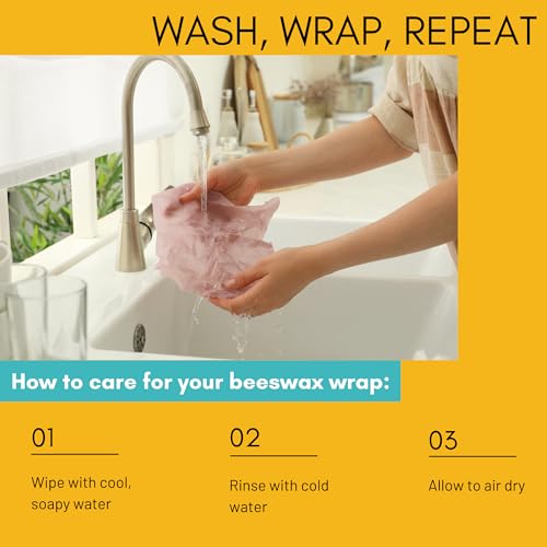Glory-to-Glory-Beeswax-Wraps-For-Food-All-Natural-Beeswax-Wrap-4-Pack-Beeswax-Wraps-2L-2M-Reusable-beeswax-food-wrap-Use-as-sourdough-bread-bags-Fold-into-an-eco-friendly-bread-bag