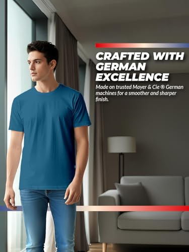 Image of 100% PIMA Cotton T Shirt for Man | Premium Men T-Shirts Regular Fit | Half Sleeve Round Neck Cotton Tshirt for Man | Mens Tees Made for Indian Climate | Available in 10 Colours