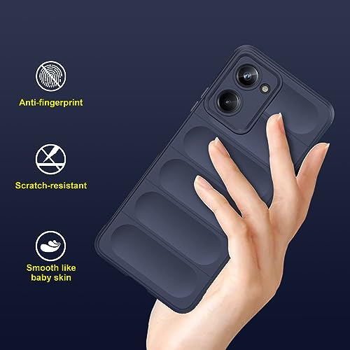 Image of amazon basics Back Case Cover for Vivo Y18e | Compatible for Vivo Y18e Back Cover | Liquid Silicon Magic Case with Camera Protection | Sapphire