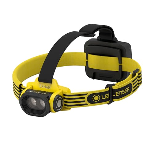 Ledlenser EXH6R - Lámpara frontal (zona ATEX: 0, 21, 250 lm, 170 m)