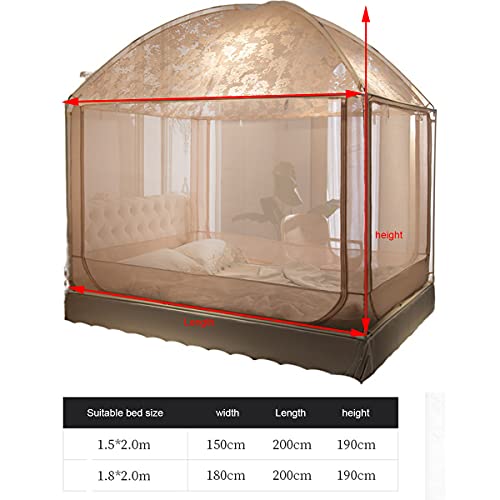 Cortinas transpirables de poliéster premium con dosel antimosquitos gris 7