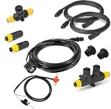 PLOSON Marine NMEA2000 Starter Kit connettore cavo motore per motore fuoribordo Ya-ma-ha 2006-2023, pacchetto con kit a doppio tee e terminatori per marine