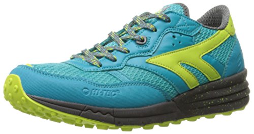 HI-TEC Women's Badwater Trail Runner, Tile Blue/Blue Curacao/Blarney, 7 D US