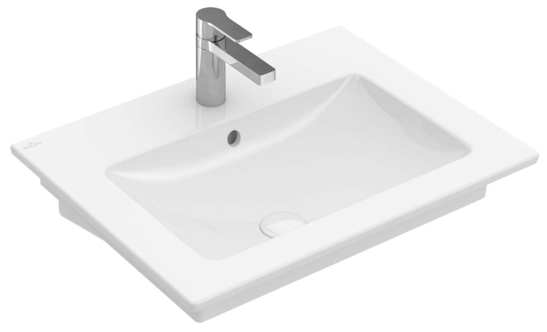 Villeroy & Boch Venticello sink 412465, 650x500 mm, 1 tap hole