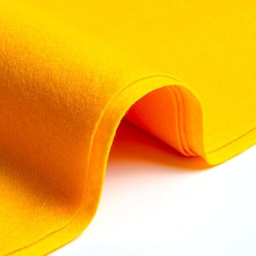 IPEA Tela de Fieltro Amarillo - Gran Retazo 190 x 100 cm - Made in Italy - Fieltro Suave de Color Liso para Ropa, Accesorios, Decoraciones, Creaciones, Patchwork - Tela para Costura | Ya disponible en tu tienda friki favorita! En mundofriki.es!