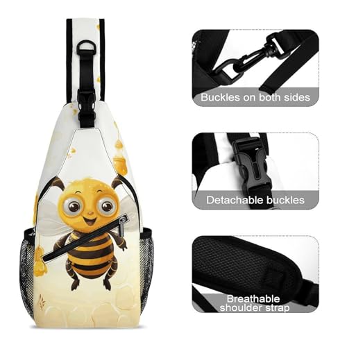 Bolso Sling Crossbody Casual para Viaje y Senderismo miniatura 3