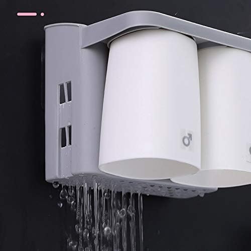 Magnetic Cup Toothbrush Holder Multifunction Storage Toothpaste Cup Bathroom Accessories Automatic Saving Toothpaste Dispenser