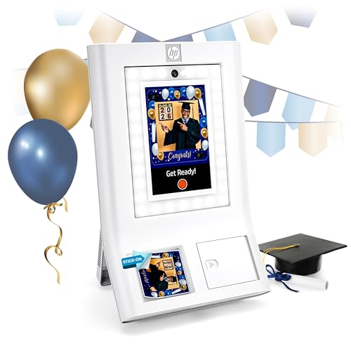 HP Sprocket Photo Booth Machine Instant Color...