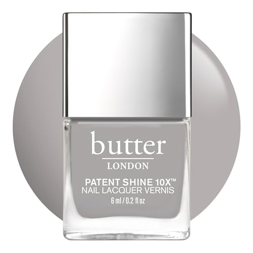 butter LONDON Patent Shine 10X Nail Lacquer Polish, Ta-Ta - Gel-Like Finish & Chip-Resistant Nail Lacquer Helps Protects & Strengthens Nails - Vegan & Cruelty-Free