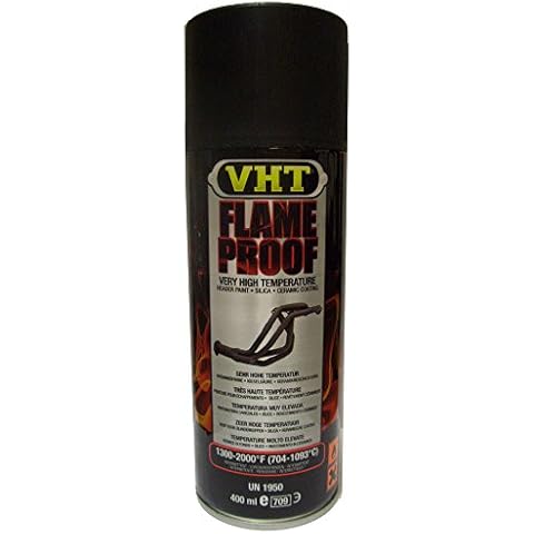 Pintura VHT GSP102 Flameproof Negro Mate Cover