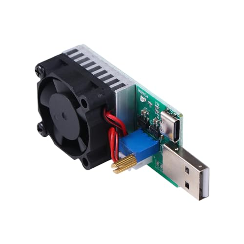 Image of Leadigol Load Tester Board USB,Electronic Load Equipment Module Detector,Electronic Load Discharger 3.7~13V Battery Tester DC Module Capacity Constant Current Resistance Capacity Tester
