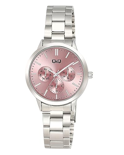 Q&Q Analog Pink Dial Womens Watch-A04A-002PY (B0CBPYKWZJ) Amazon Price History, Amazon Price Tracker