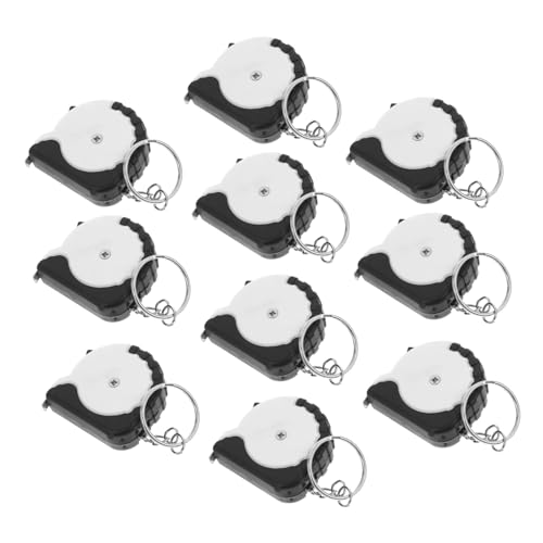 Cinta métrica mini portátil OSALADI con llavero 10 piezas