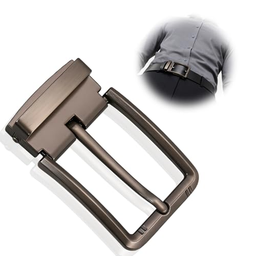 Ruvan Hebillas Cinturon De Aleación Para Hombre, Hebilla Hebilla De Cinturón De Recambio Para Hombre, Hebillas De Anillo Cuadradas De Aleación De Zinc, Accesorio Para Cinturones De Piel Y Tela