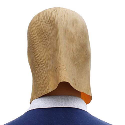 Amosfun de Halloween de luxo para festa Máscara de látex para pássaros Máscara de máscaras Máscara p