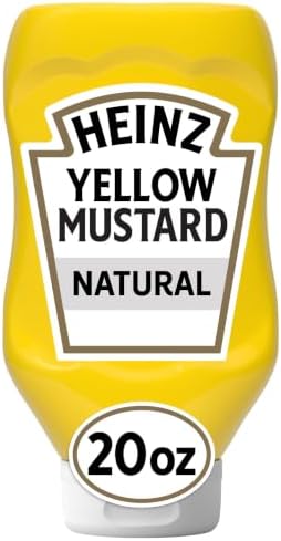 Heinz Yellow Mustard, 20 oz/566 g - 1 Bottle