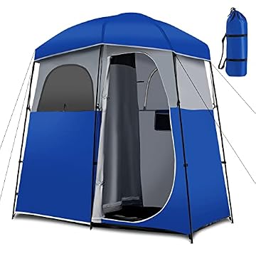 camping shower tent double