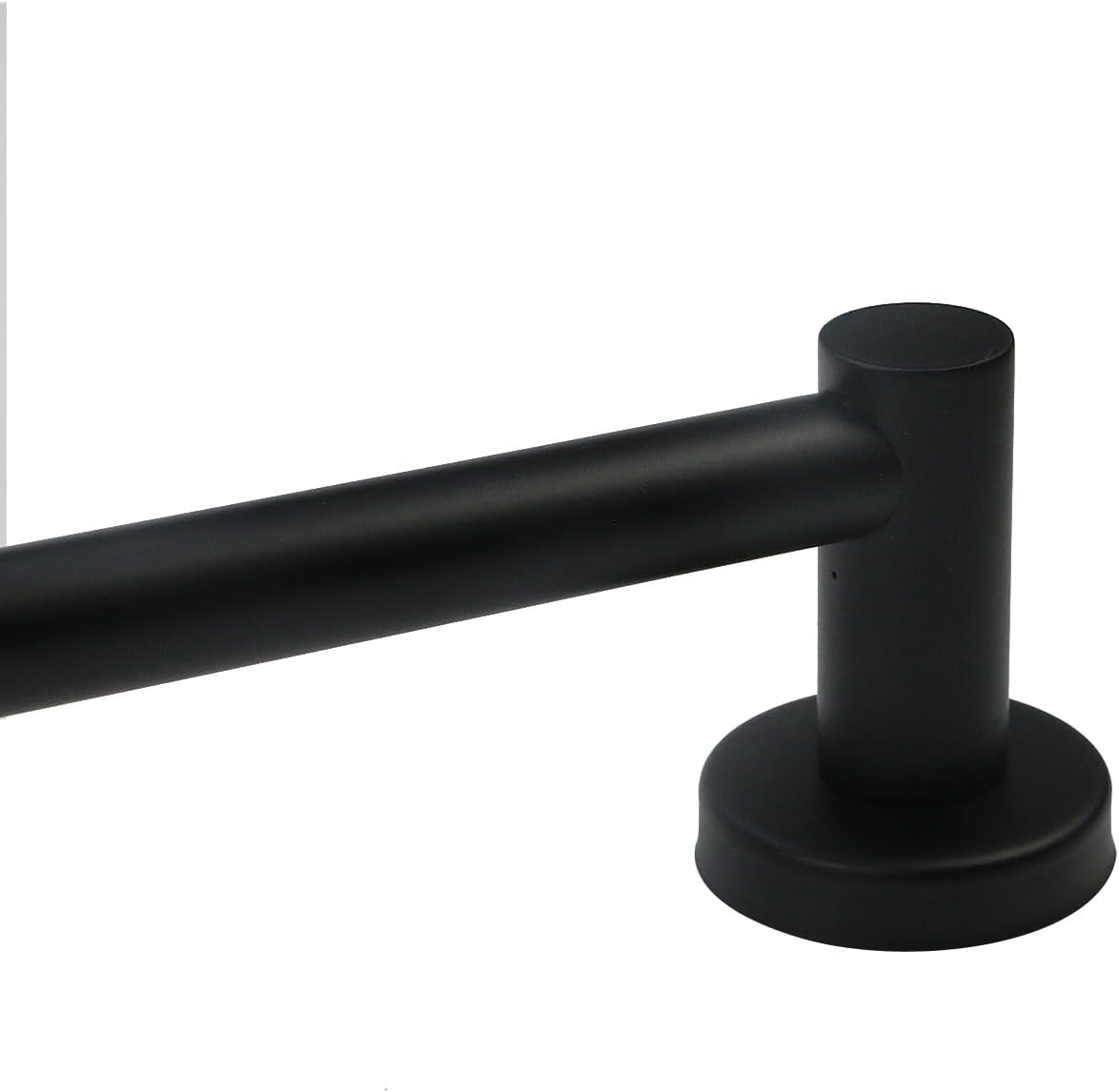 Oedema 2 Pack Curtain Rod Adjustable French Door Curtain Rod 13.78"-24.8" Sash Curtain Rods with Instruction & Screws for French Door, Sidelight Window, 3/4" Diameter, Black