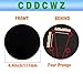 CDDCWZ（Upgraded) 4.4-inch Gas Range Surface Burner Cap Range Large Surface Burner Cap Replacement Part Fit for AP3792968 PS954107 WB28K10222 WB29K10222 (2Pcs)
