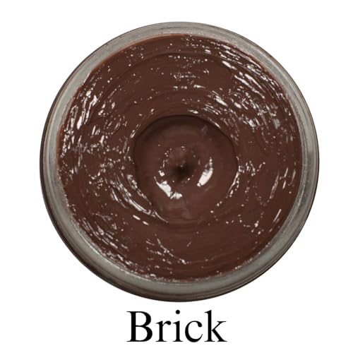 Meltonian Cream Shoe Polish - Boot Polish, Leather Shoe Polish Oil Based with Beeswax - Restores & Protects, 60+ Colors, Brick
