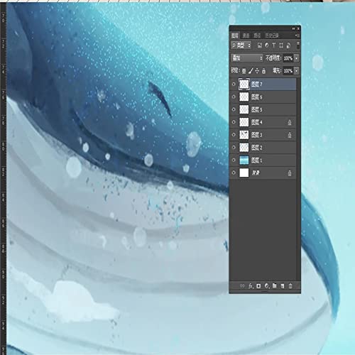 Papier peint Nordic Océan Baleine murale 3D 140x100 cm - 5