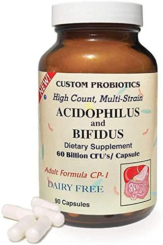 CP-1 | 2 Bottles Special - 180 Capsules Total | Adult Formula | Lactobacillus and Bifidobacterium | 60 Billion CFU per Capsule