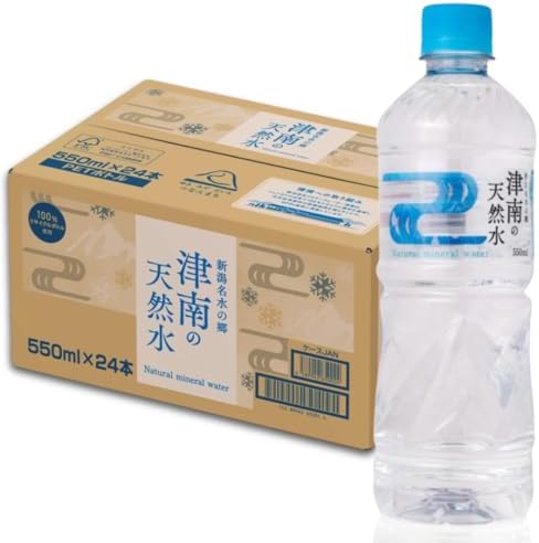 （17:00時点） 津南の天然水 新潟名水の郷 ナチュラルミネラルウォーター 550ml × 24本入り