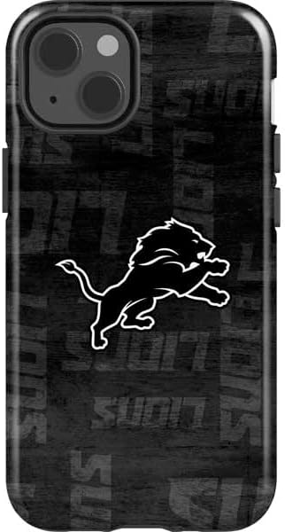 Skinit Impact Phone Case Compatible with iPhone 14 - Officially Licensed NFL Detroit Lions Distressed Design