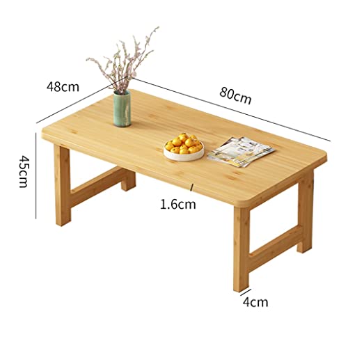 Table basse pliable en bois pour petits salons encombrés