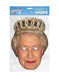 Forum Novelties Queen Elizabeth Face Mask Celebrity, Multicolor