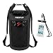 Piscifun Sports Shoulder Bag Fishing Tackle Bag Crossbody Messenger Sling Bags (Black)