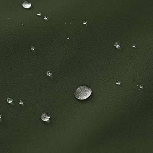 Chaqueta impermeable larga mujer rompevientos transpirable contra lluvia y frío 6
