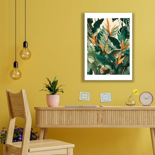 Jungle Bloom II Spiffing Prints grand format oiseau de paradis