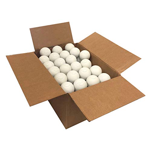 Velocity Practice Lacrosse Balls - 60 Pack - Official Size and Weight - White