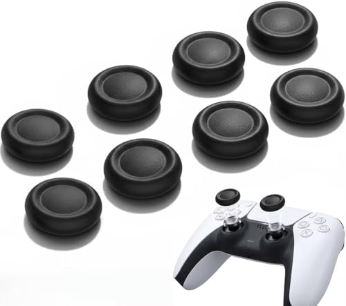 Ferkurn Replacement Thumb Grips Cap Compatible with PS5/4 Controller Edge Accessories, Anti-Slip...