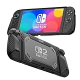 ✅Compatibilidad con la base: se inserta fácilmente en la base Switch 2: no es necesario quitar la funda al pasar del modo portátil al modo TV.