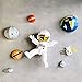 Produktbild Astronaut und Sonnensystem, DIY-Papier-Bastelvorlagen, Wanddekor-Kunstwerk, Papierornament, Papierskulptur, geometrisches Papercraft-Origami, kein fertiges Modell