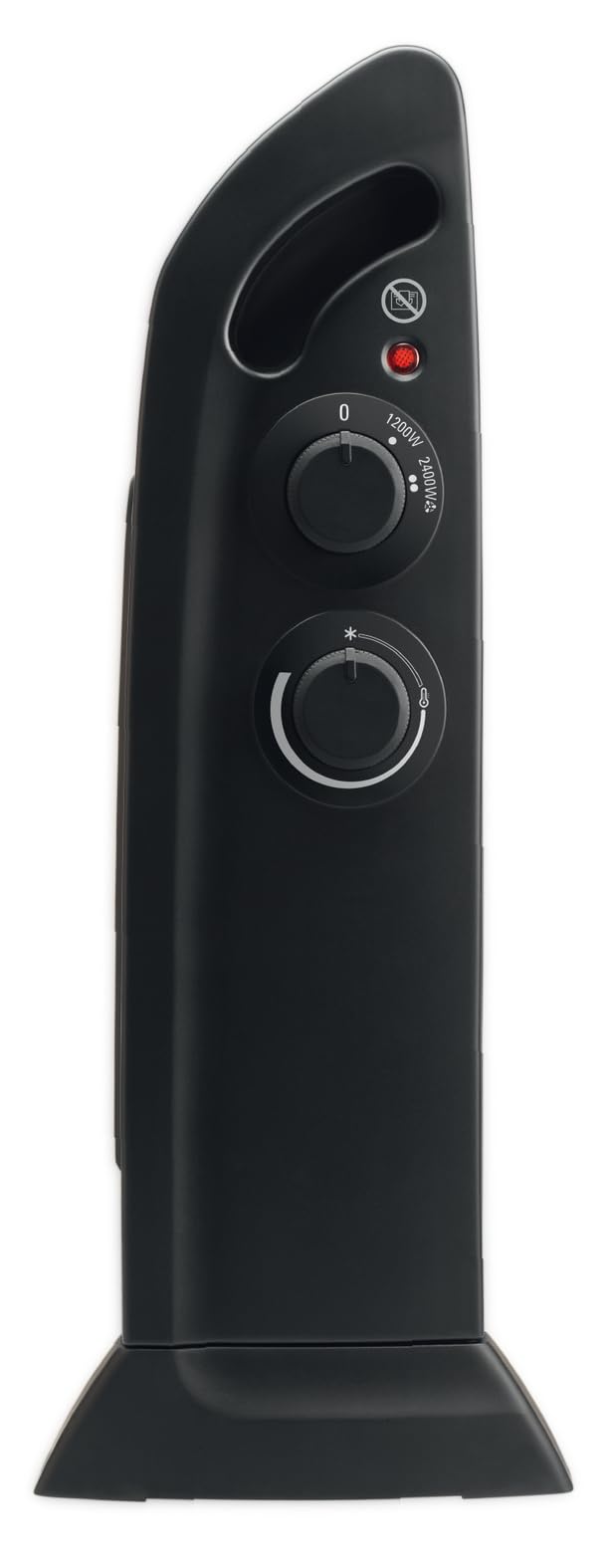 Rowenta Vectissimo Convecteur ventilateur électrique 1200/2400 W pour intérieur jusqu’à 25 m², Thermostat mécanique antigel, Grilles larges, Mode Turbo, Poignée ergonomique, CO3035