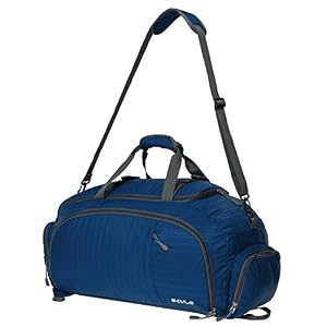 Coreal Coreal Unisex Reise Rucksack Gym Sporttasche mit Schuhfach Blau
