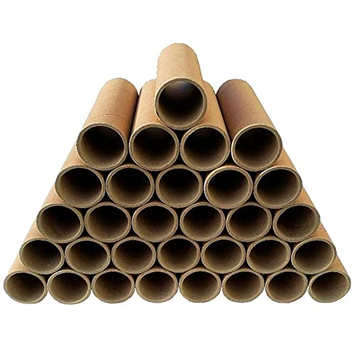 Extra stabile Bastelrollen aus Karton | Industriequalität | Papprollen Bastelrollen Kinder Schule Bastelmaterial | Kartonrollen Papierrollen Pappröhren zum Basteln DIY Projekte