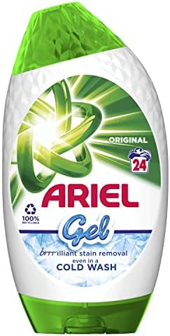 Ariel Washing Liquid Laundry Detergent Gel, 144 Washes (840 ml x 6), Original, Brilliant Cleaning Even In A Cold Wash