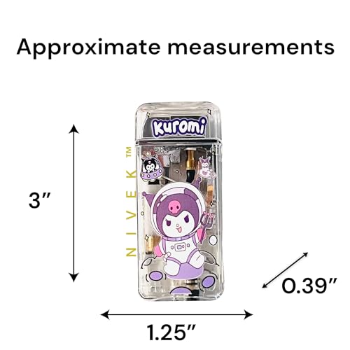 Encendedor con luz LED y llama rosa Kawaii NIVEK miniatura 4